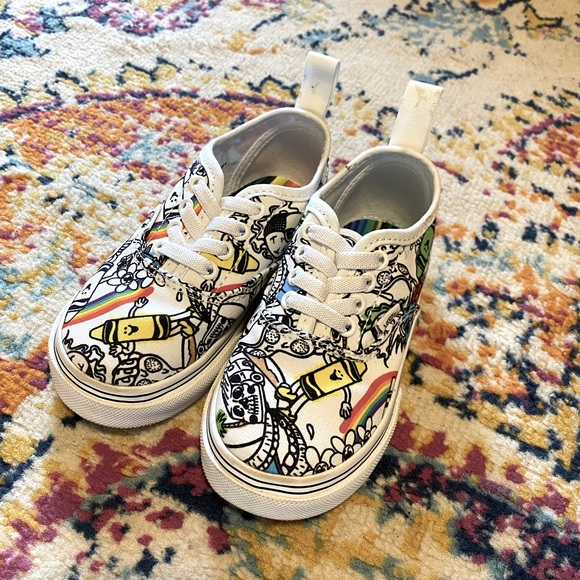 ❌SOLD❌ Toddler Vans X Crayola Size 8 - Picture 3 of 5